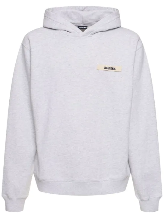 Jacquemus   Le Hoodie Gros Grain cotton sweatshirt 