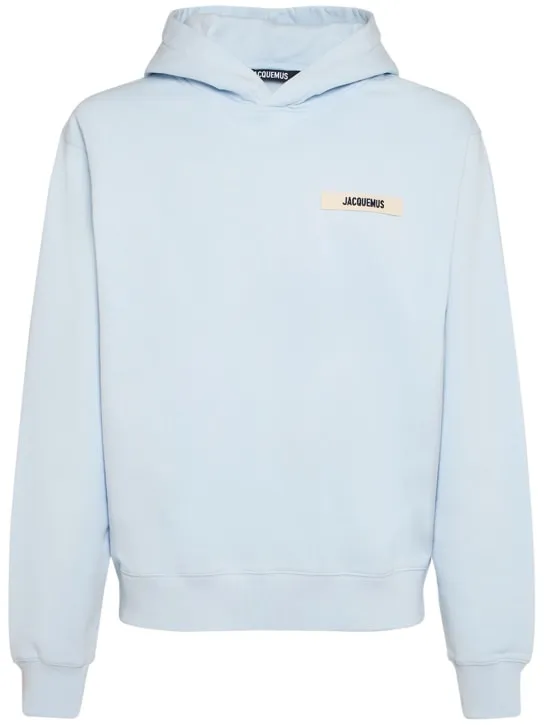 Jacquemus   Le Hoodie Gros Grain cotton sweatshirt 