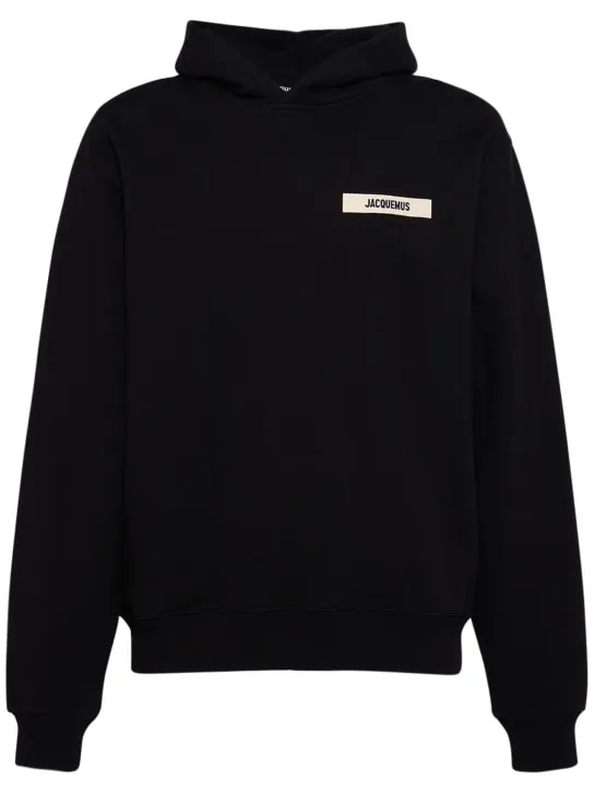 Jacquemus   Le Hoodie Gros Grain cotton sweatshirt 