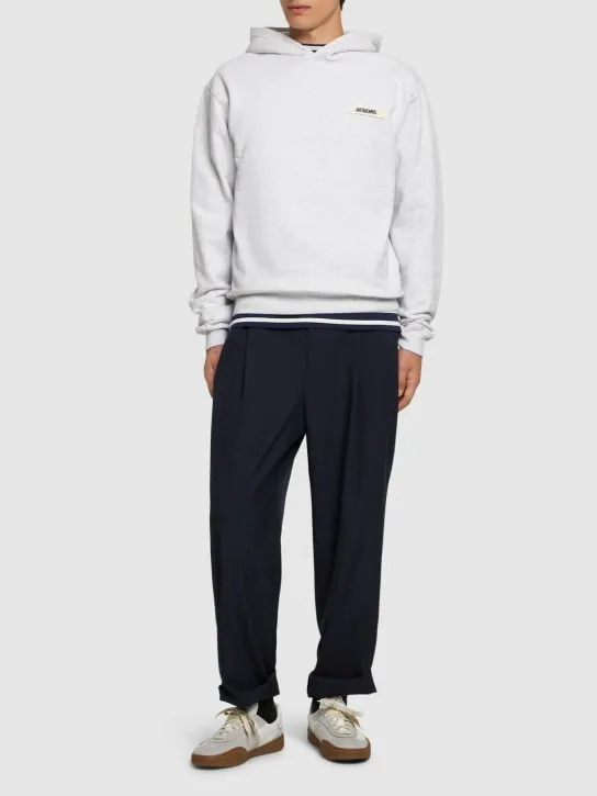 Jacquemus   Le Hoodie Gros Grain cotton sweatshirt 