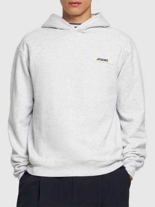 Jacquemus   Le Hoodie Gros Grain cotton sweatshirt 