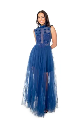 ----Jonte Designs   ----Dreamer Gown - Midnight Blue ---