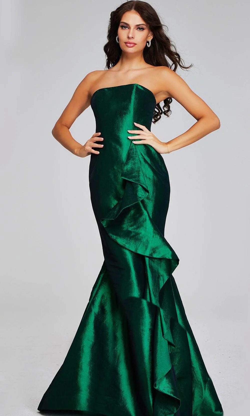 Jovani 39368 - Strapless Mermaid Evening Dress