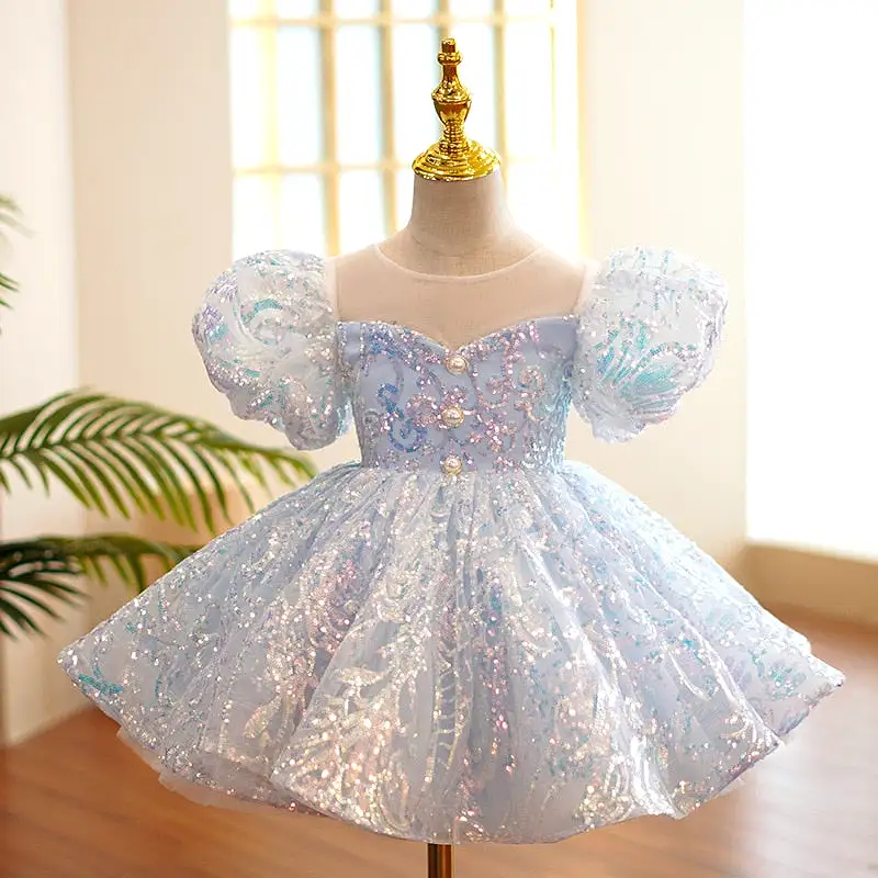 Kids Birthday Sequin Dress