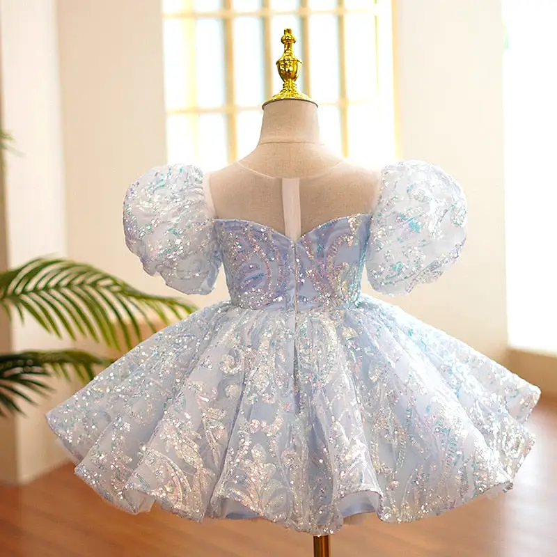 Kids Birthday Sequin Dress