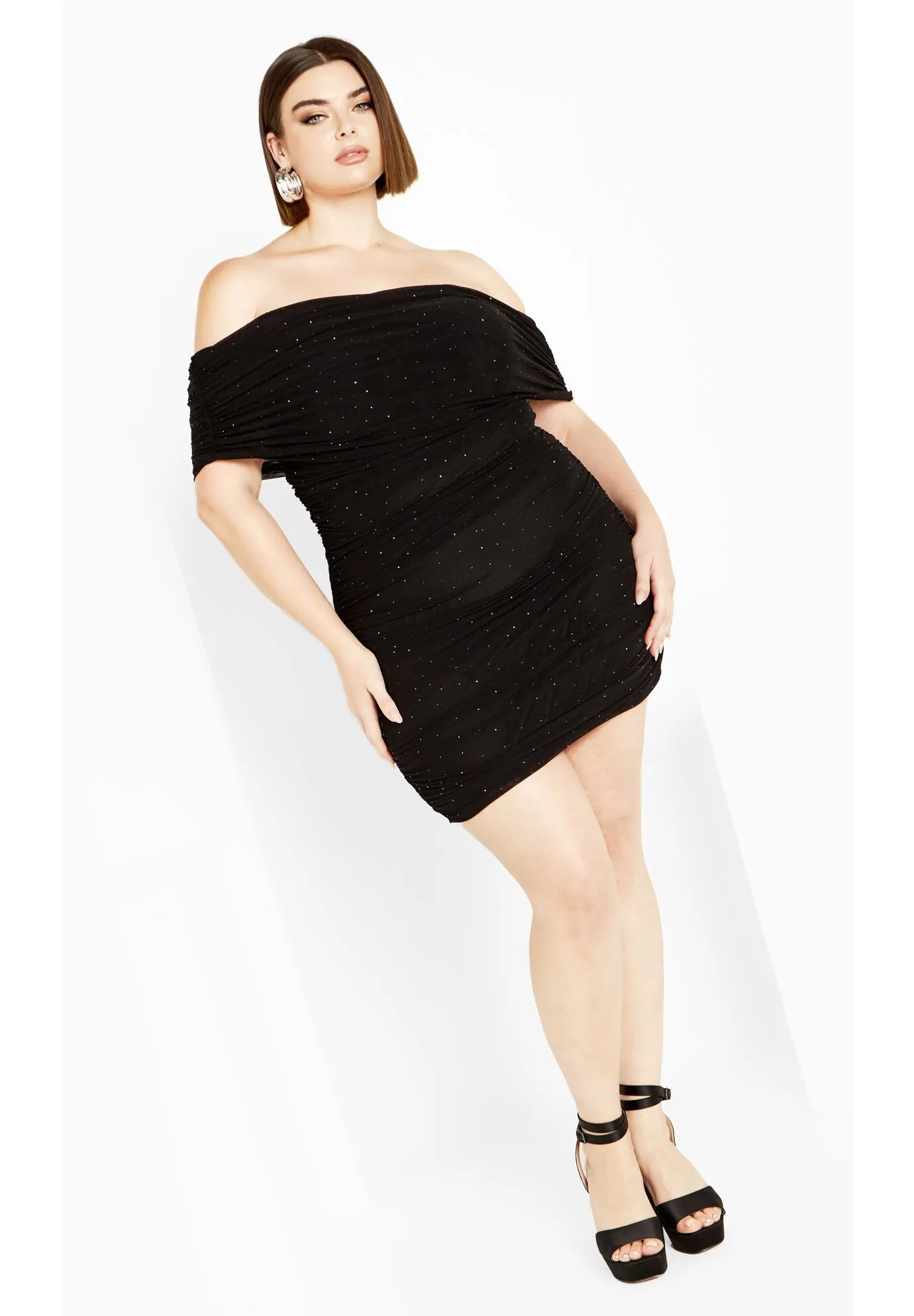 Kiera Night Queen Dress - black