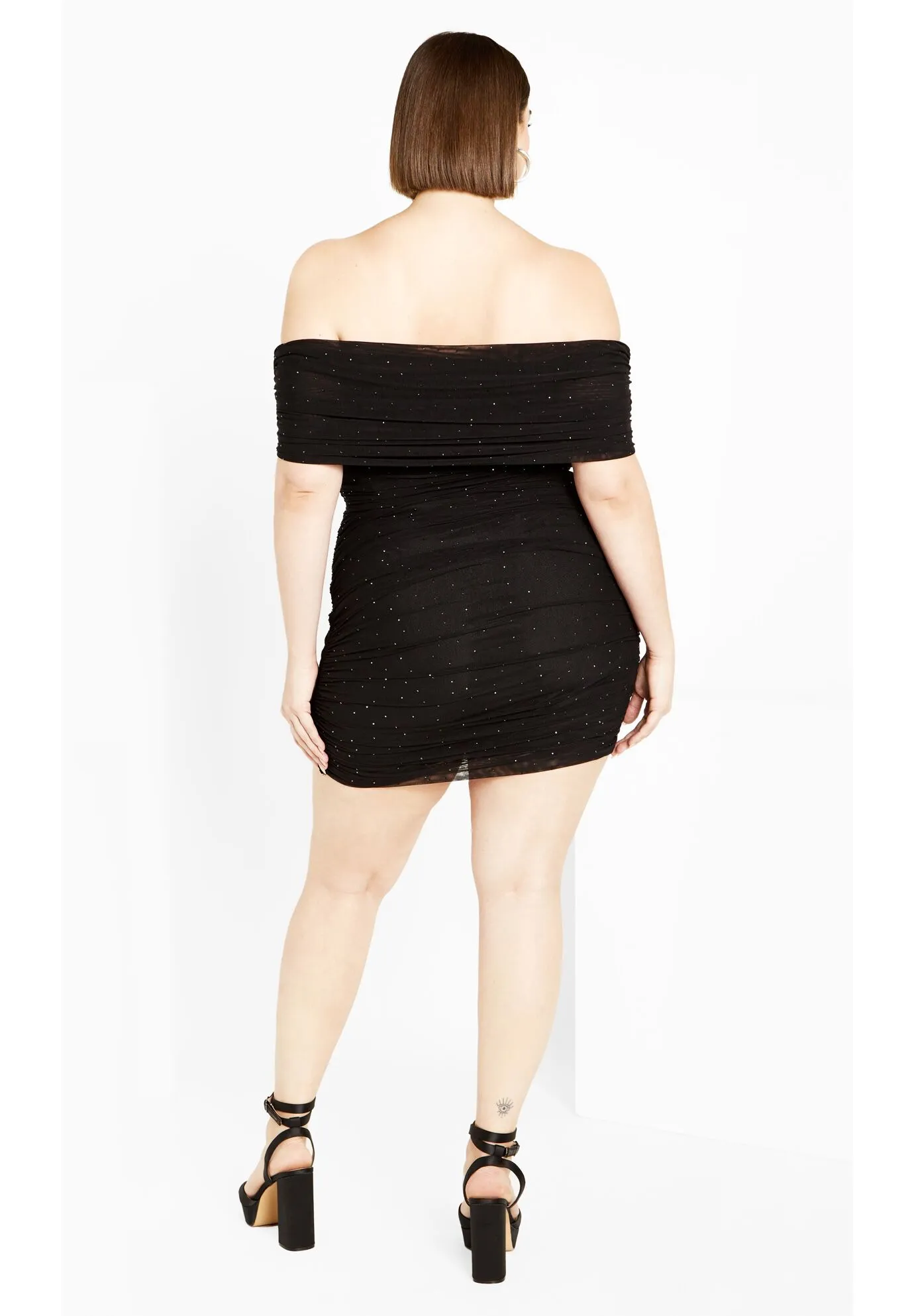 Kiera Night Queen Dress - black