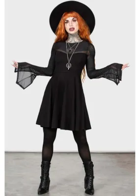 Killstar Struck By Night Dress Black