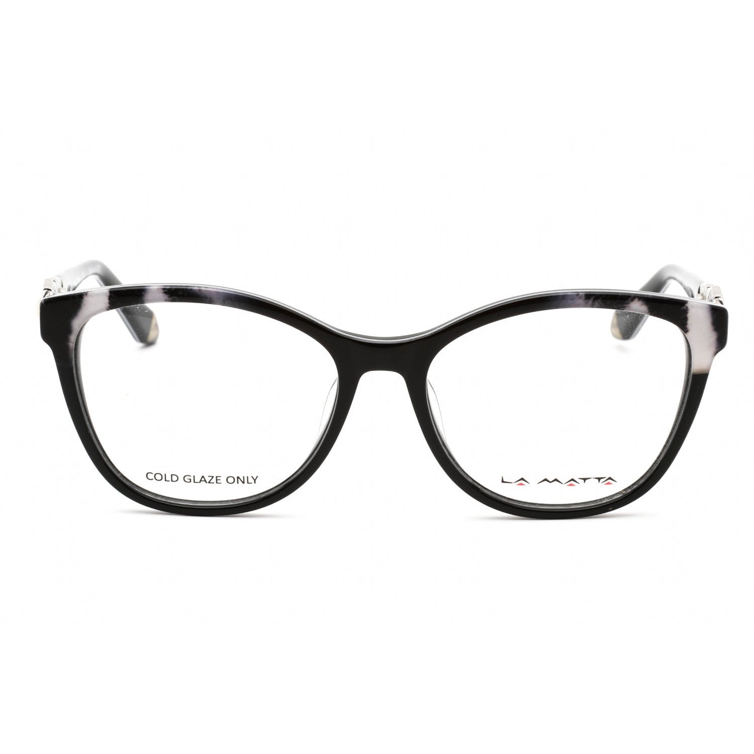 La Matta LMV3267 Eyeglasses Black/Grey-White / Clear Lens