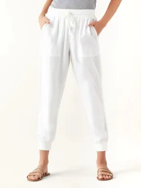 Lakeside Jogger Pant - White