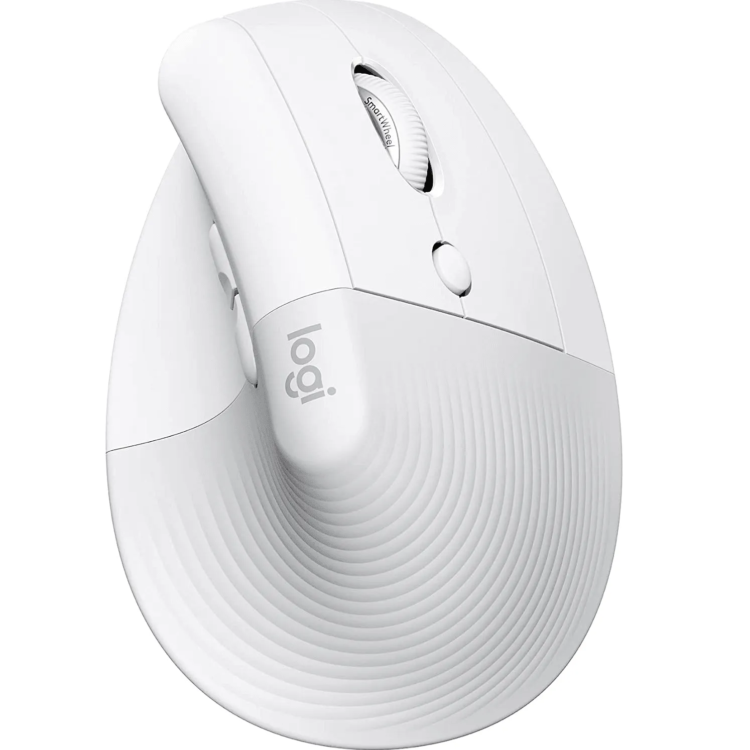 Logitech Lift For Mac Vertical Ergonomic Mouse Bluetooth/Logi Bolt Ergo Wireless Pale Grey White