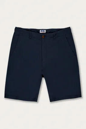 Love Brand & Co - Men's Burrow Linen Shorts - Navy Blue