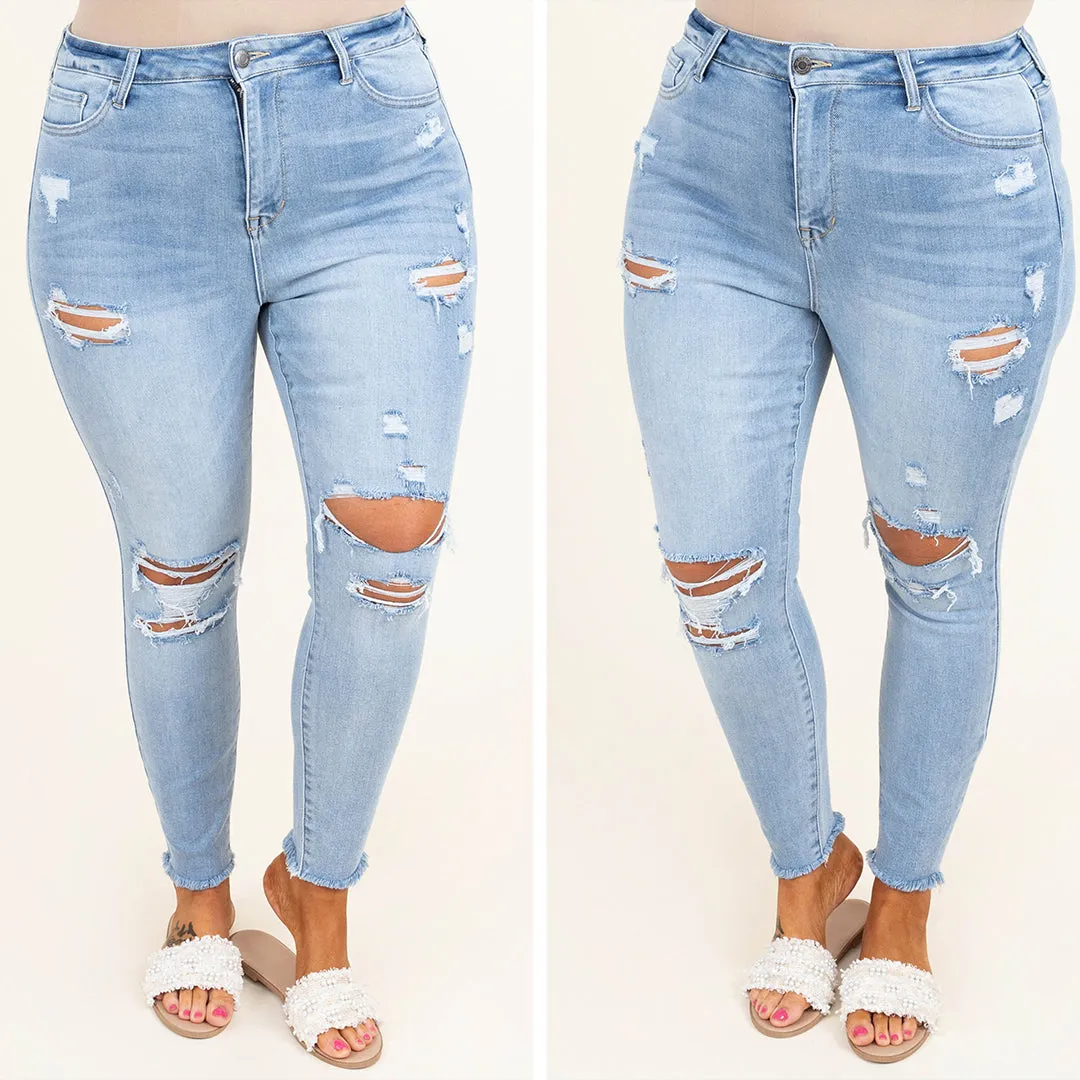 Lovely And Sassy Jeans, Medium Denim