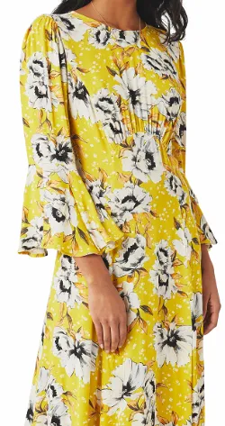 Luisa Floral Midi Dress