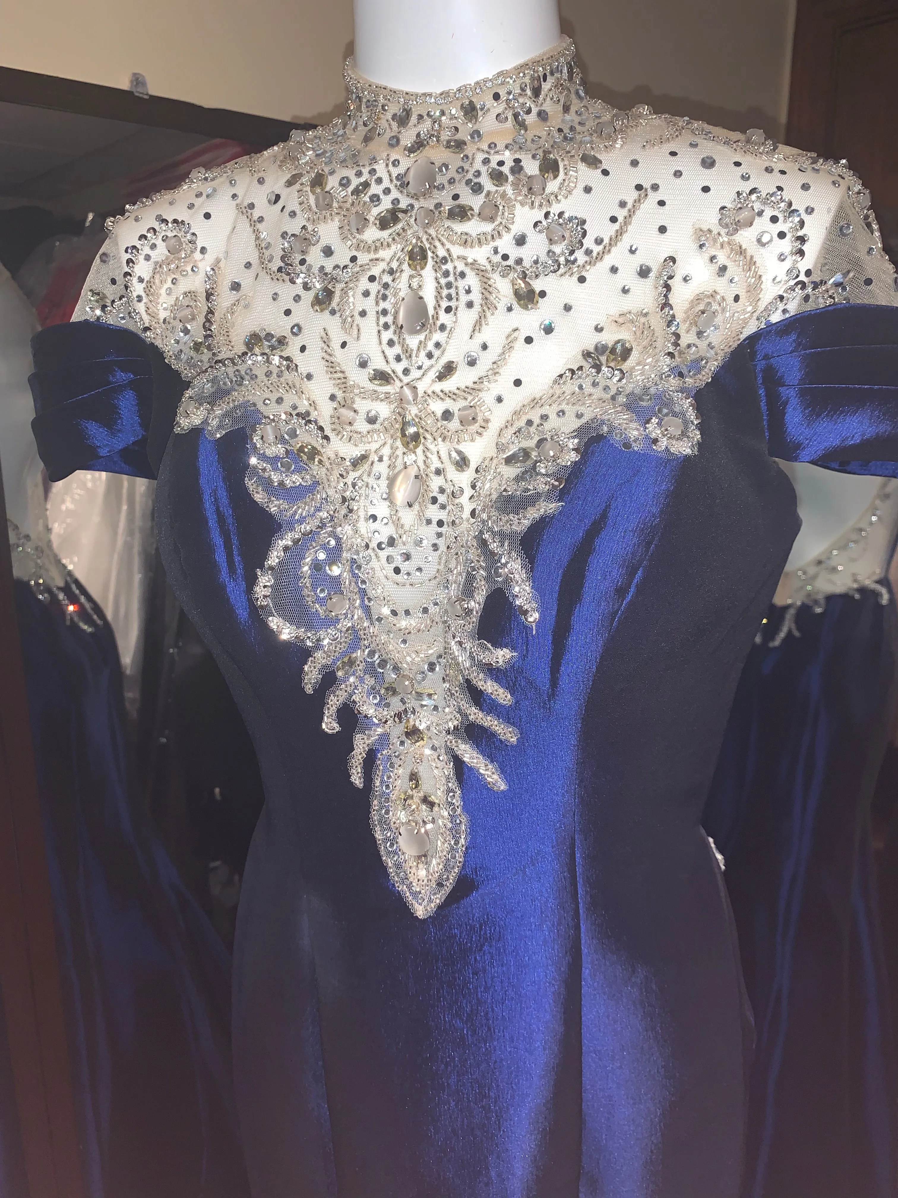 Mac Duggal Midnight Blue Limited Edition Gown