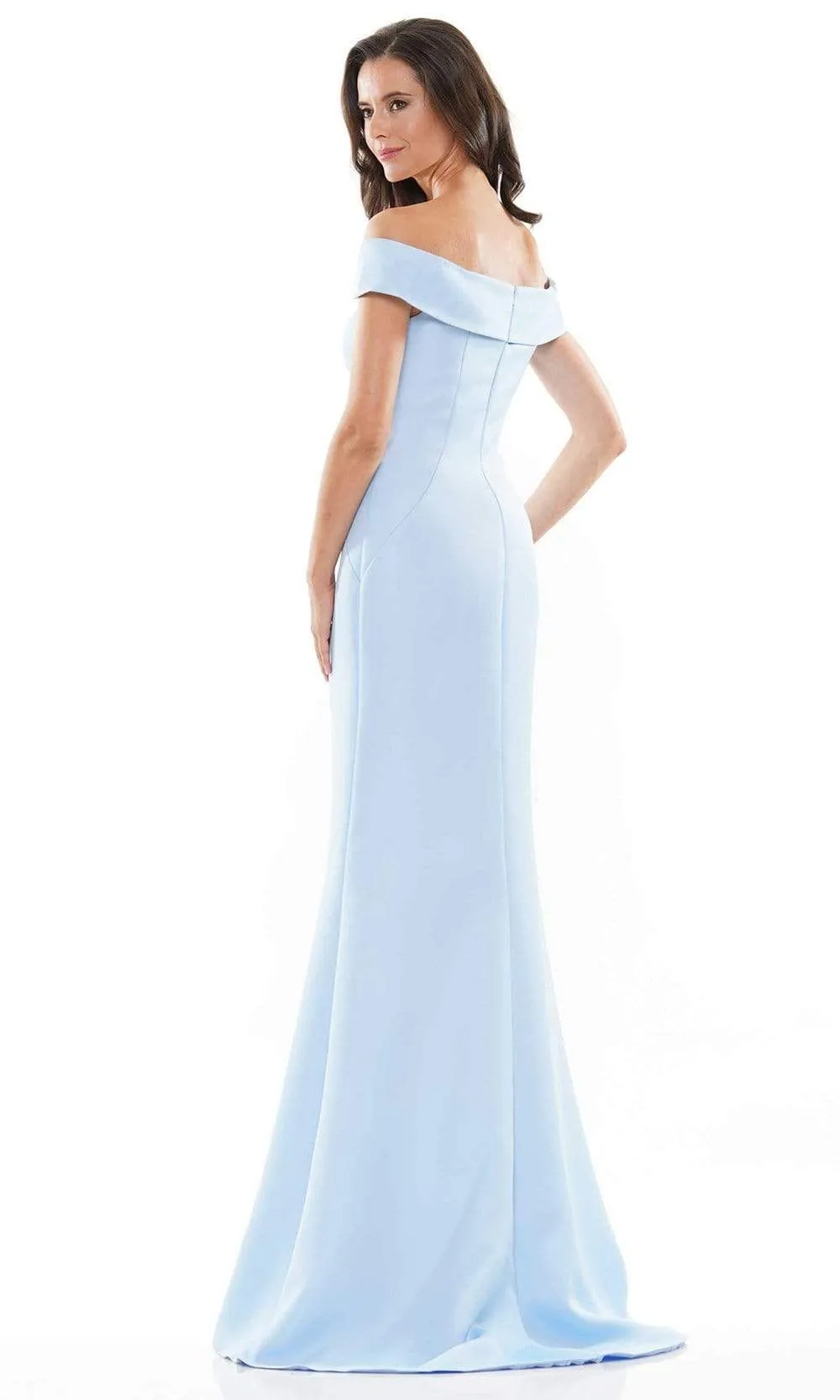 Marsoni by Colors - MV1153 Off-Shoulder Mermaid Evening Gown