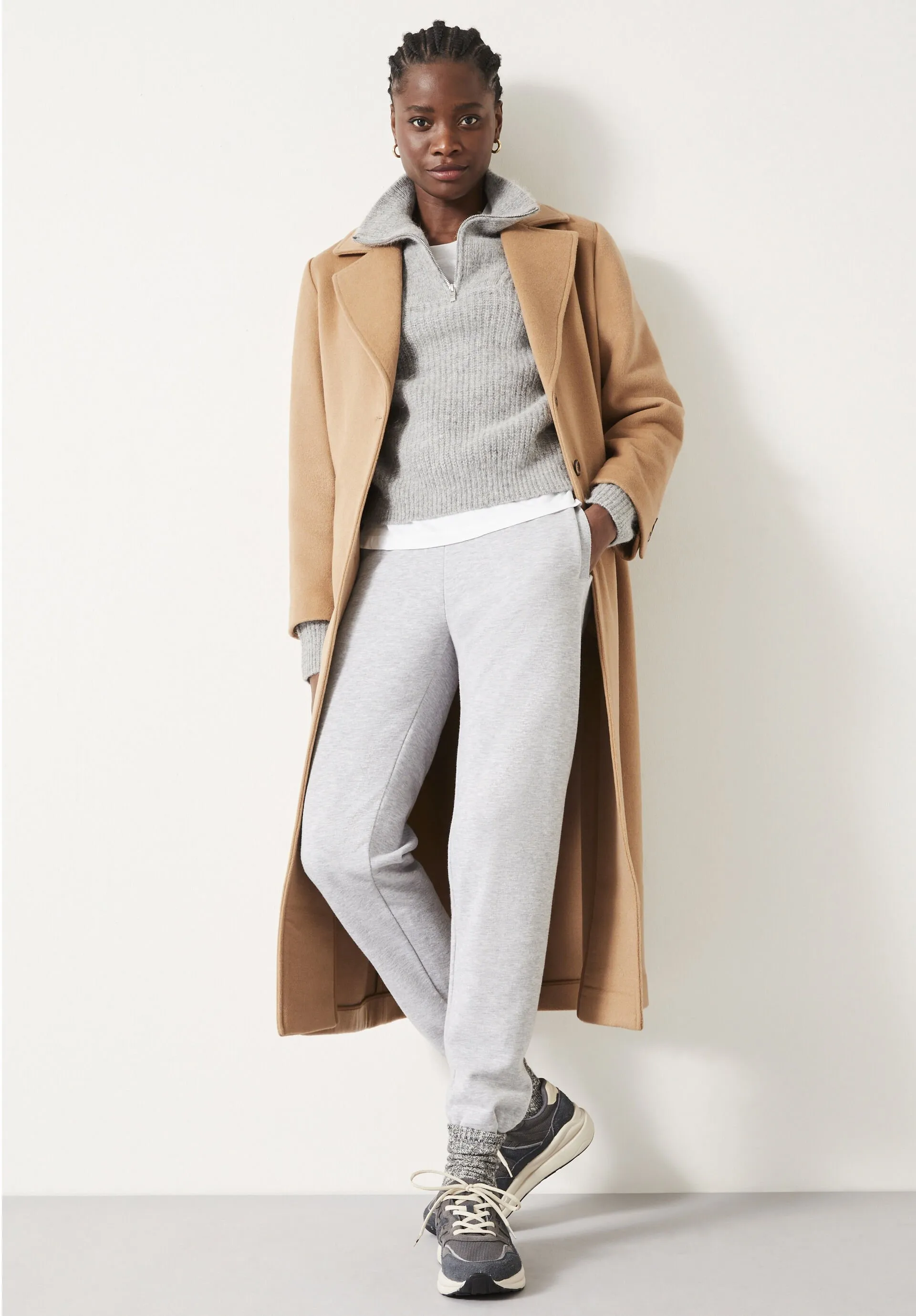 Mena Relaxed Wool Coat