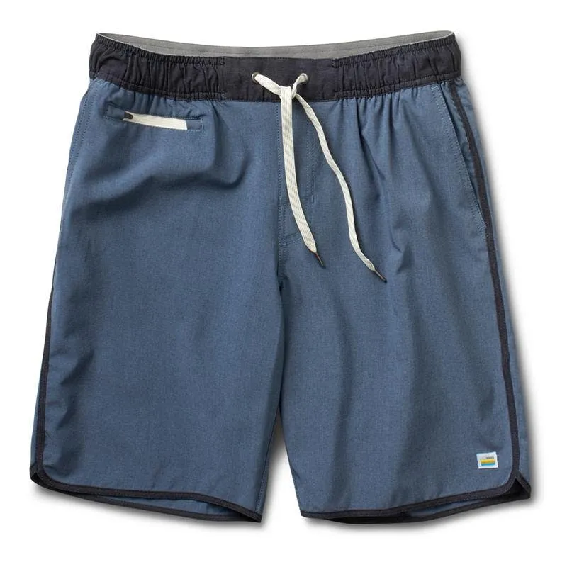 Men's Banks Short - Azure Linen Texture