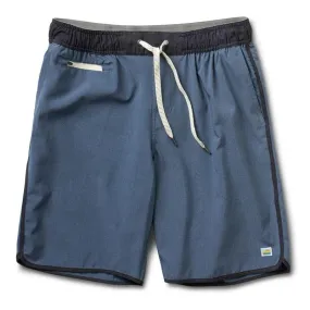 Men's Banks Short - Azure Linen Texture