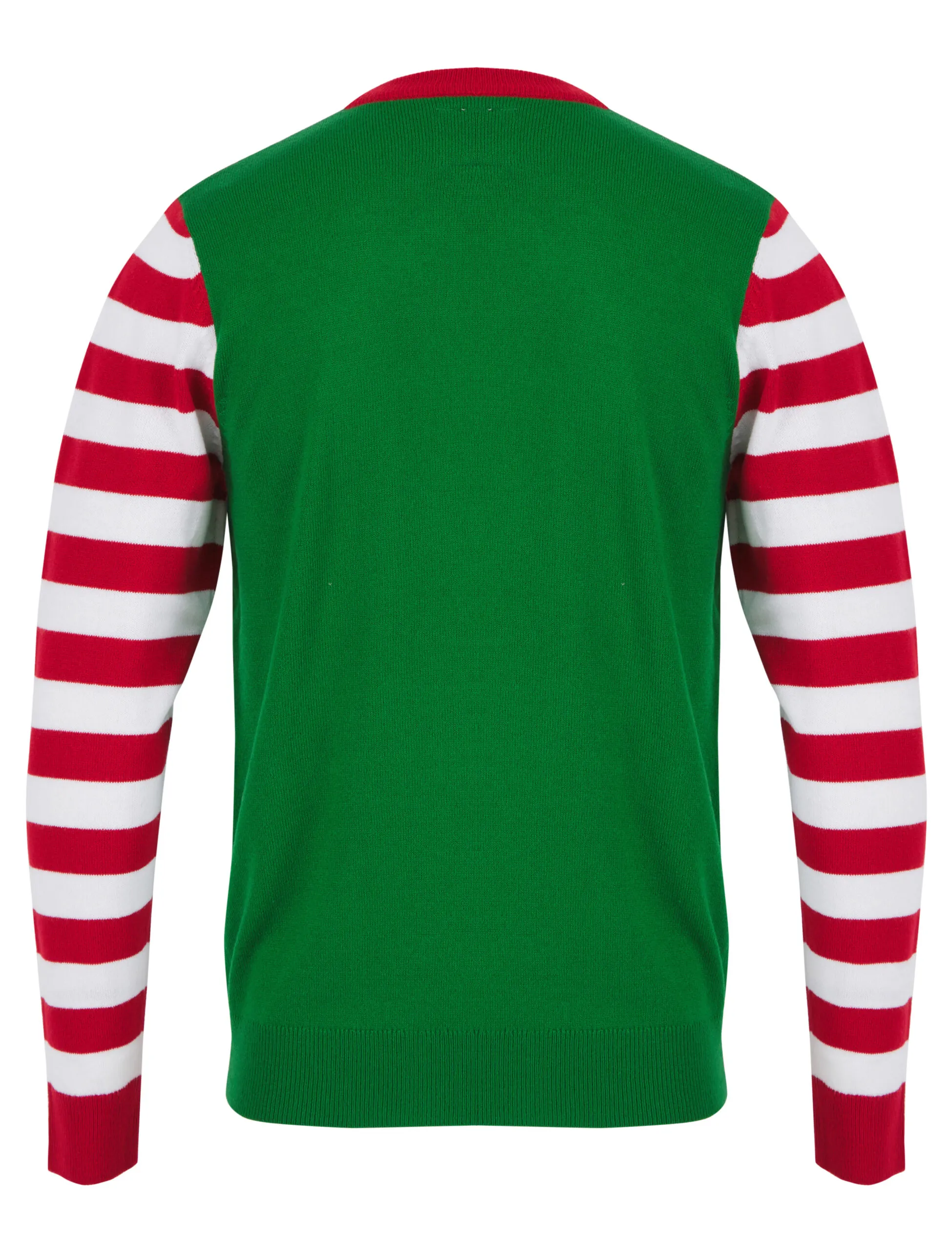 Mens Christmas Novelty Jumper Elf Costume Xmas Sweater