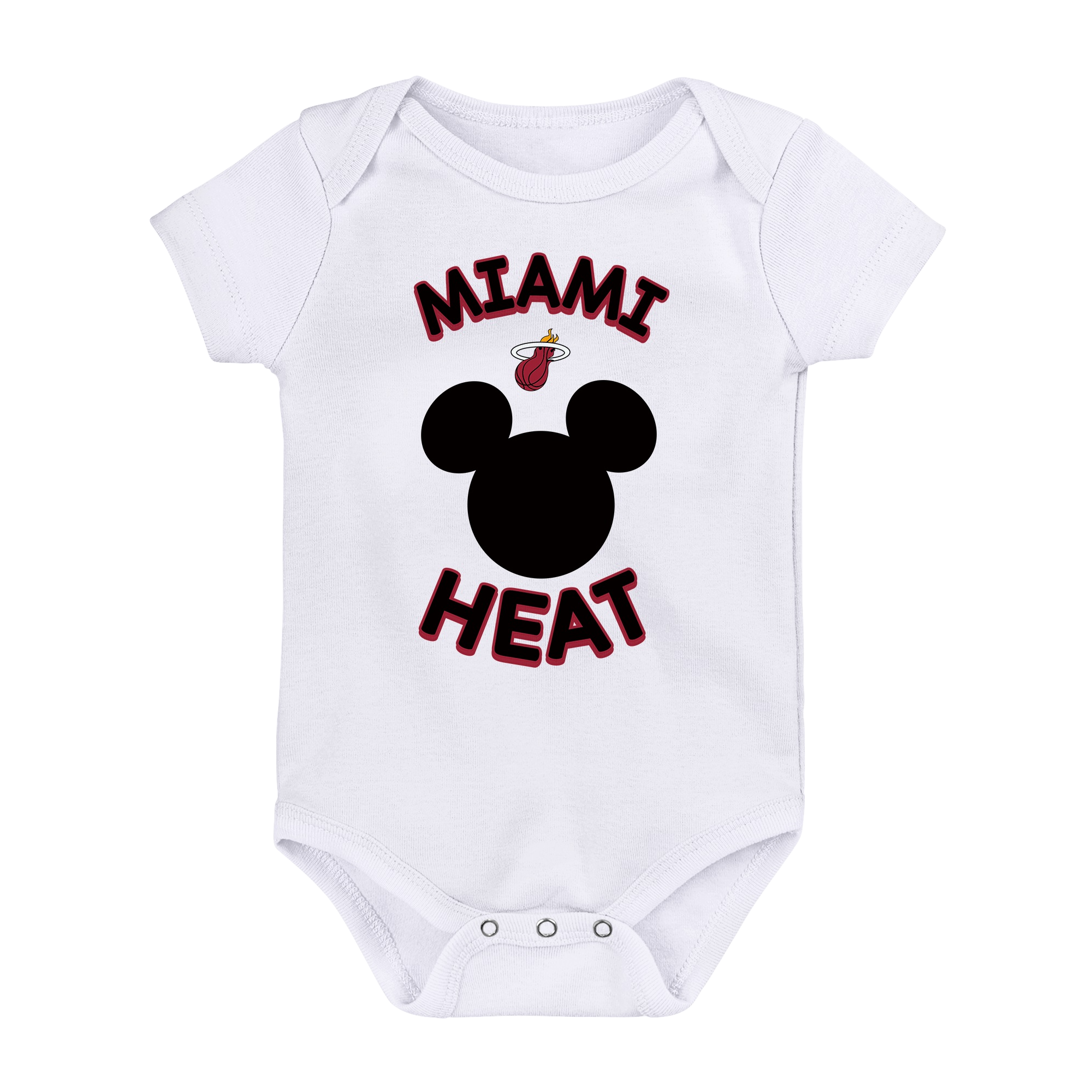 Miami HEAT Mickey Newborn Onesie 3-Pack