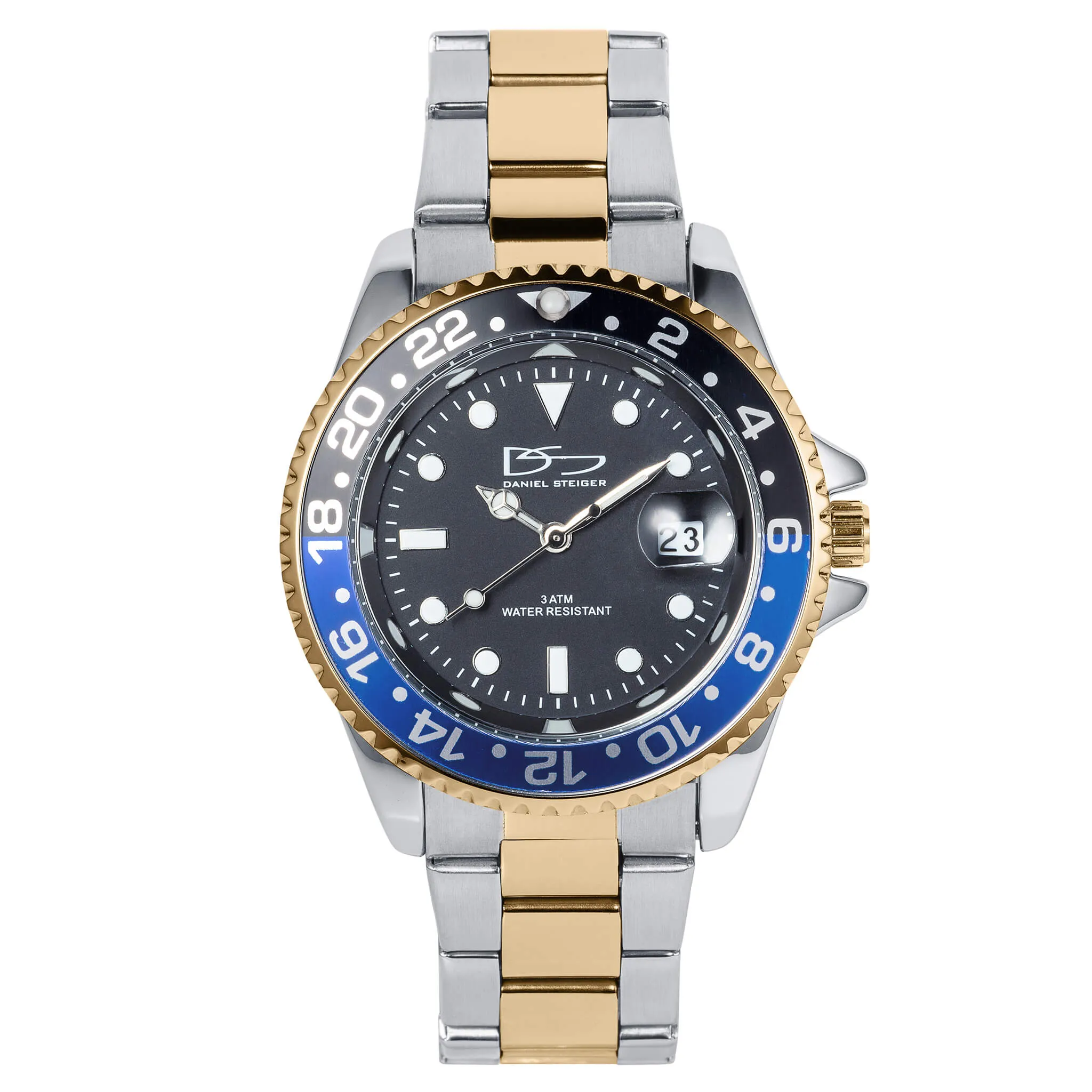 Midnight Blue Two-Tone Men's Watch