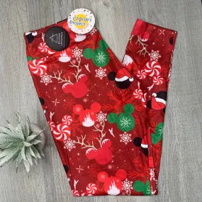 Mini Xmas Holiday Christmas Soft Leggings