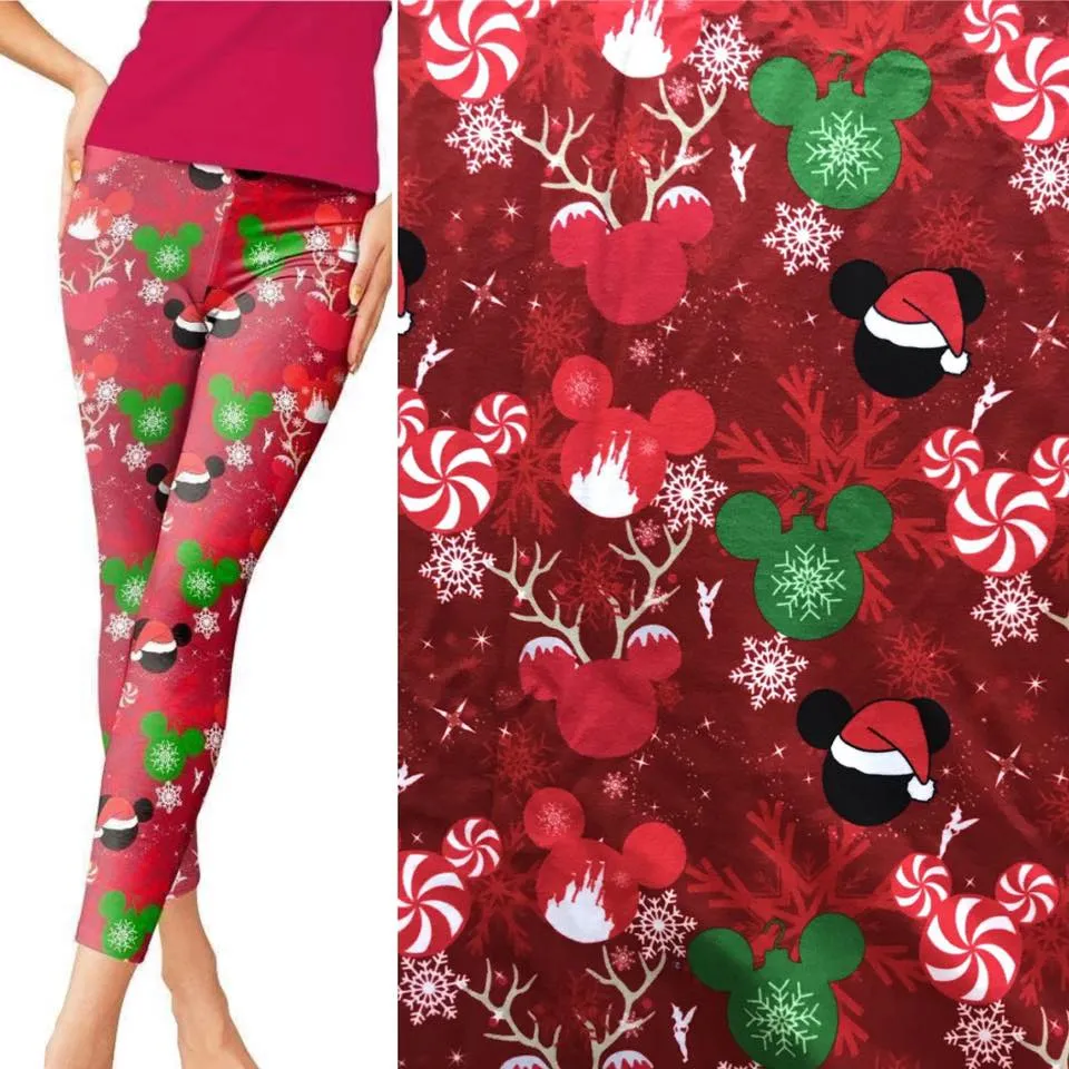 Mini Xmas Holiday Christmas Soft Leggings