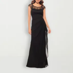 new!DJ Jaz Womens Beaded Embellished Evening Gown