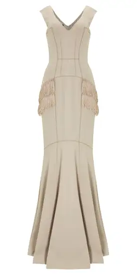 Niara Scuba Gown Sand