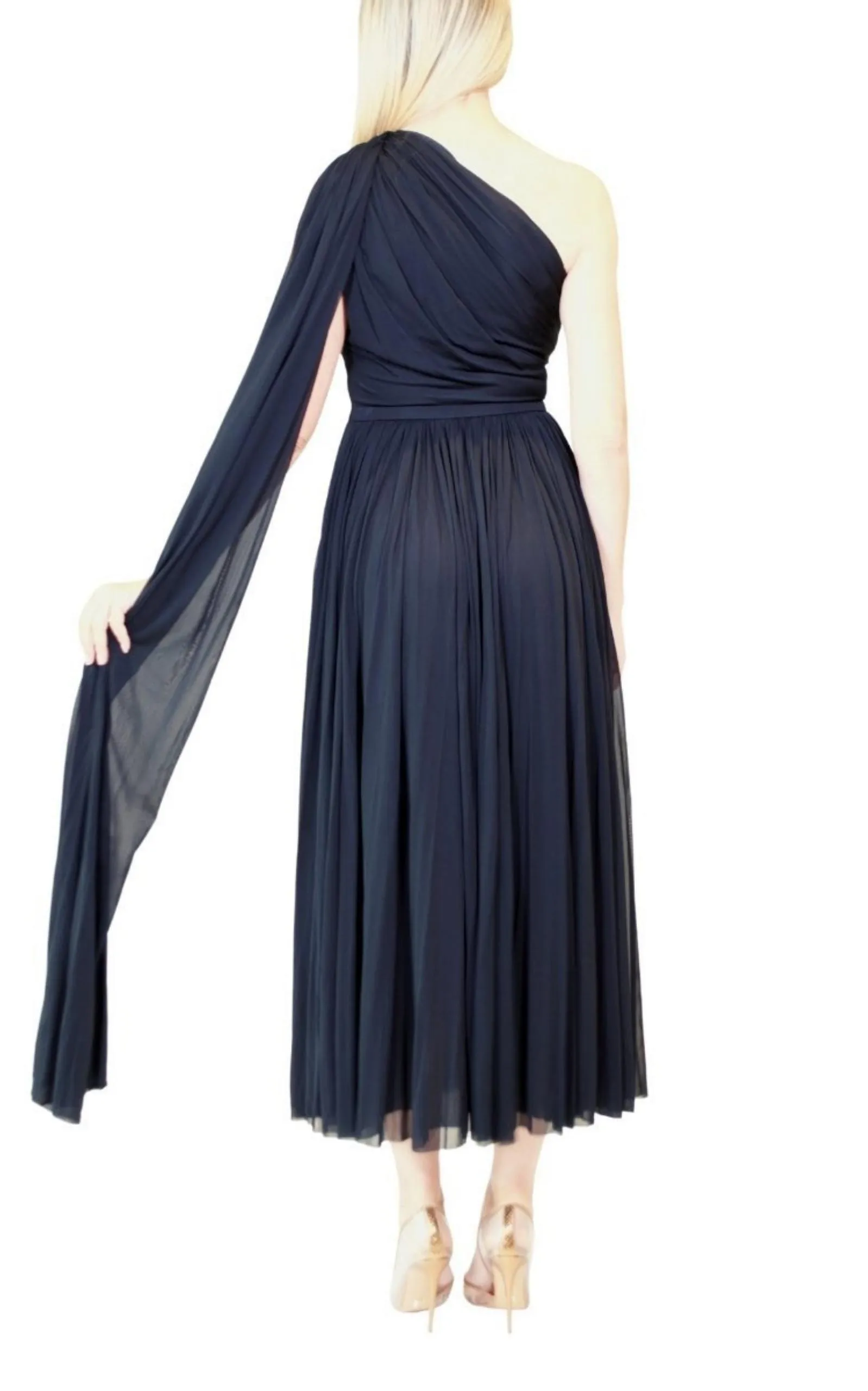 One-shoulder Evening Gown