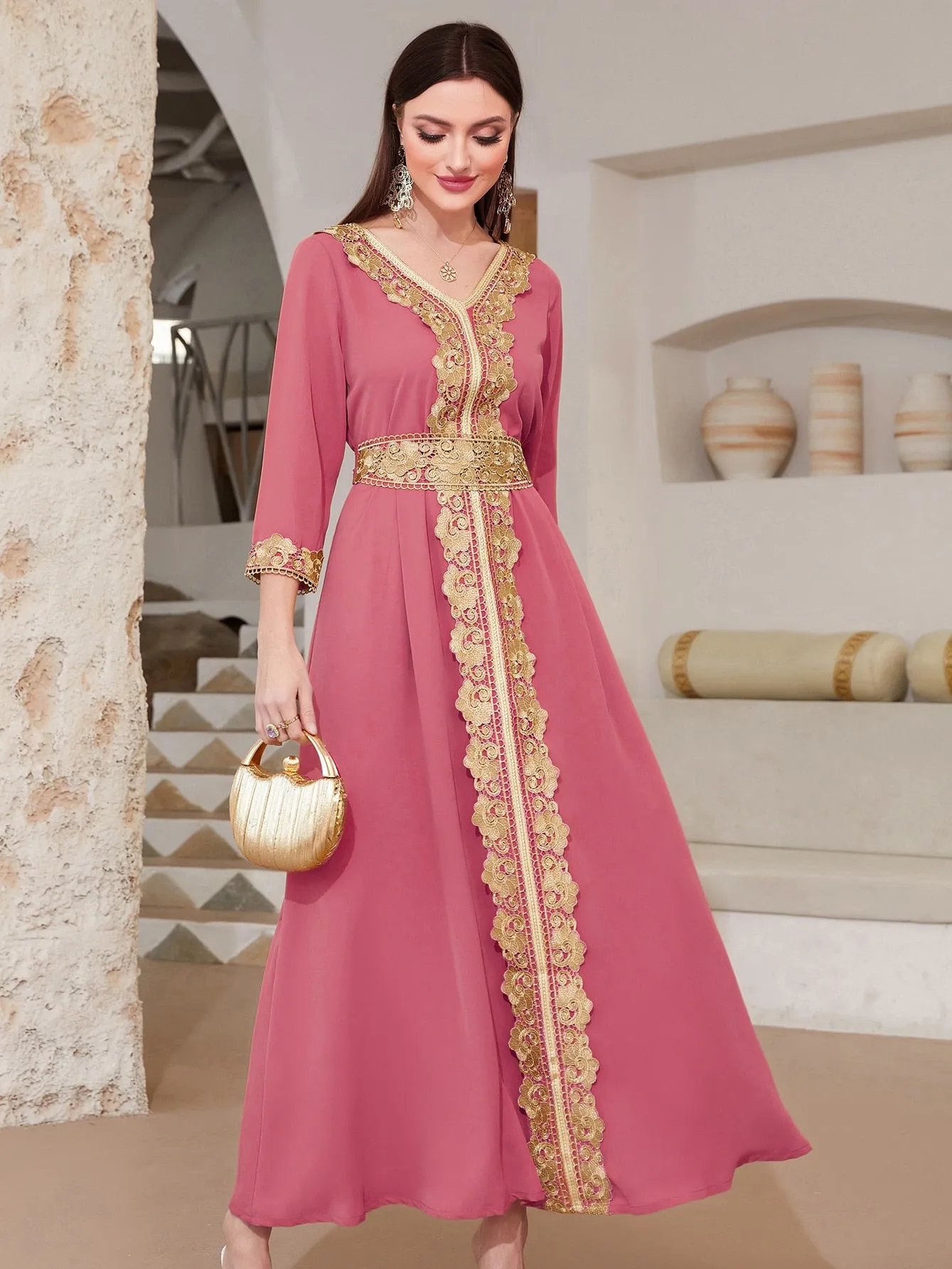 Party Long Dress Morocco Kaftan