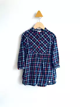 Plaid Flannel Dress // 4Y