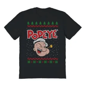 Popeye Xmas Pipe Holiday Christmas T-Shirt