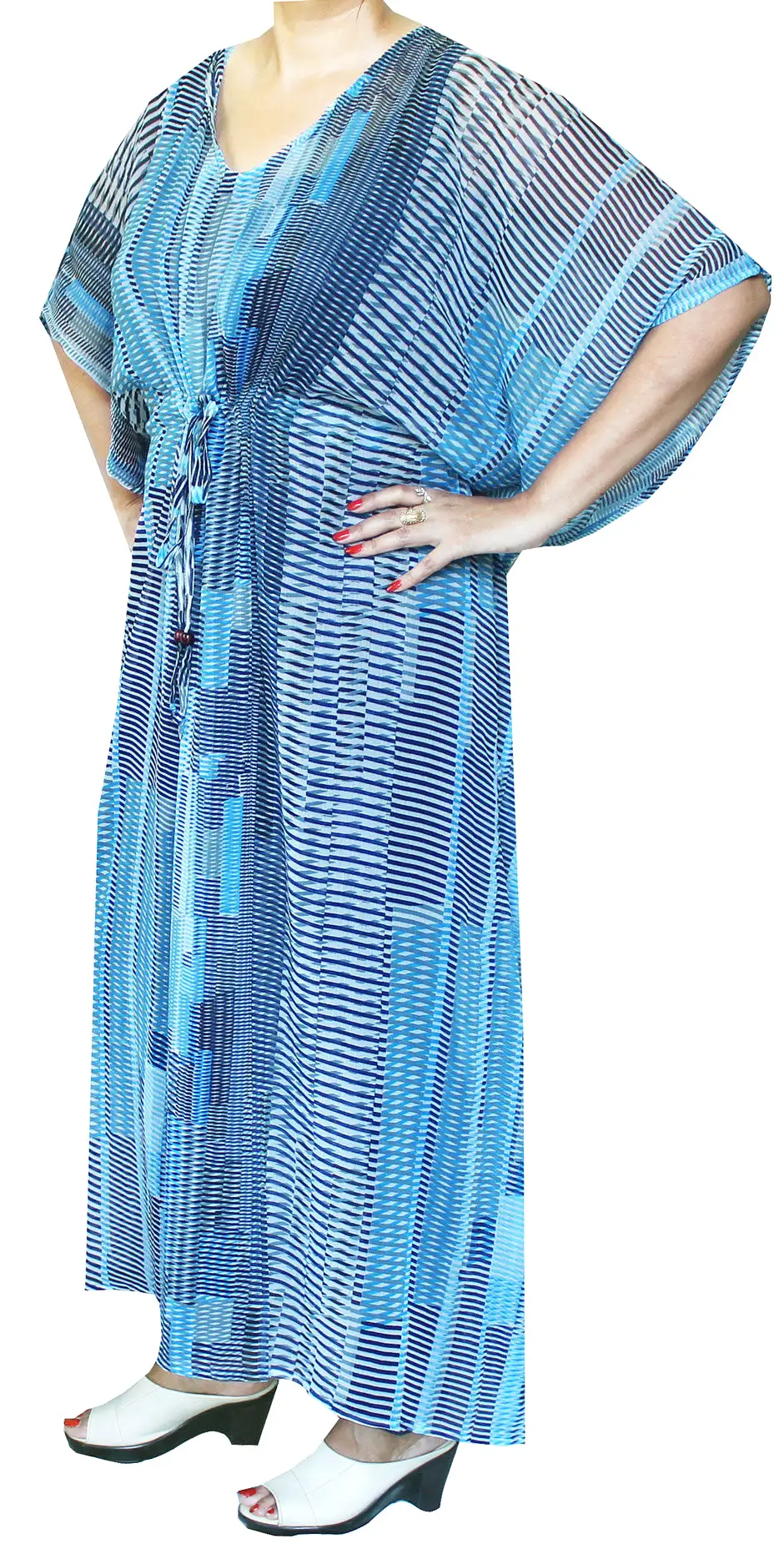 Printed  Caftan Evening Maxi Womens Loungewear Kaftan