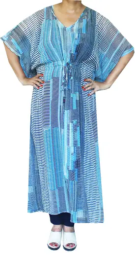 Printed  Caftan Evening Maxi Womens Loungewear Kaftan