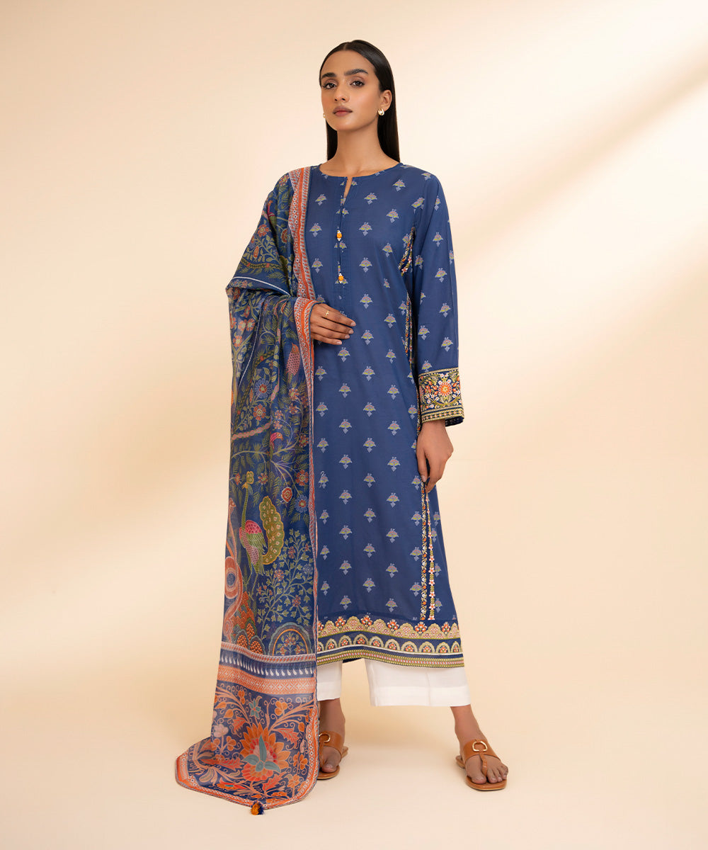 Printed Jacquard Dupatta