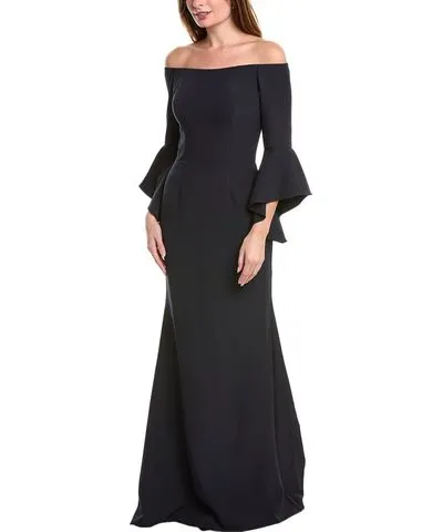 Rene Ruiz Off-The-Shoulder Gown