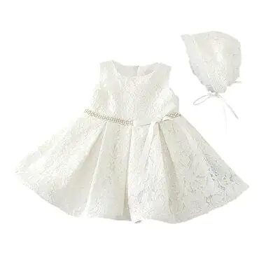 Rhinestone Christening Infant Dress