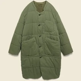 Ripstop Quilted Samu Coat - Khaki