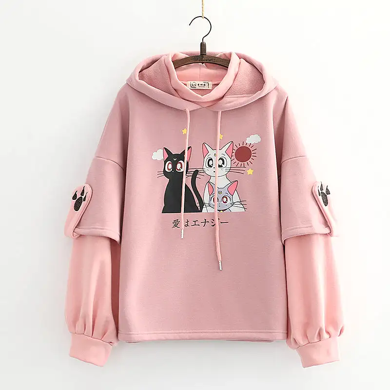 Sailor Moon Cat Hoodie AD12766