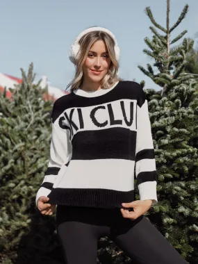 Ski Club Crew Neck Sweater - Final Sale