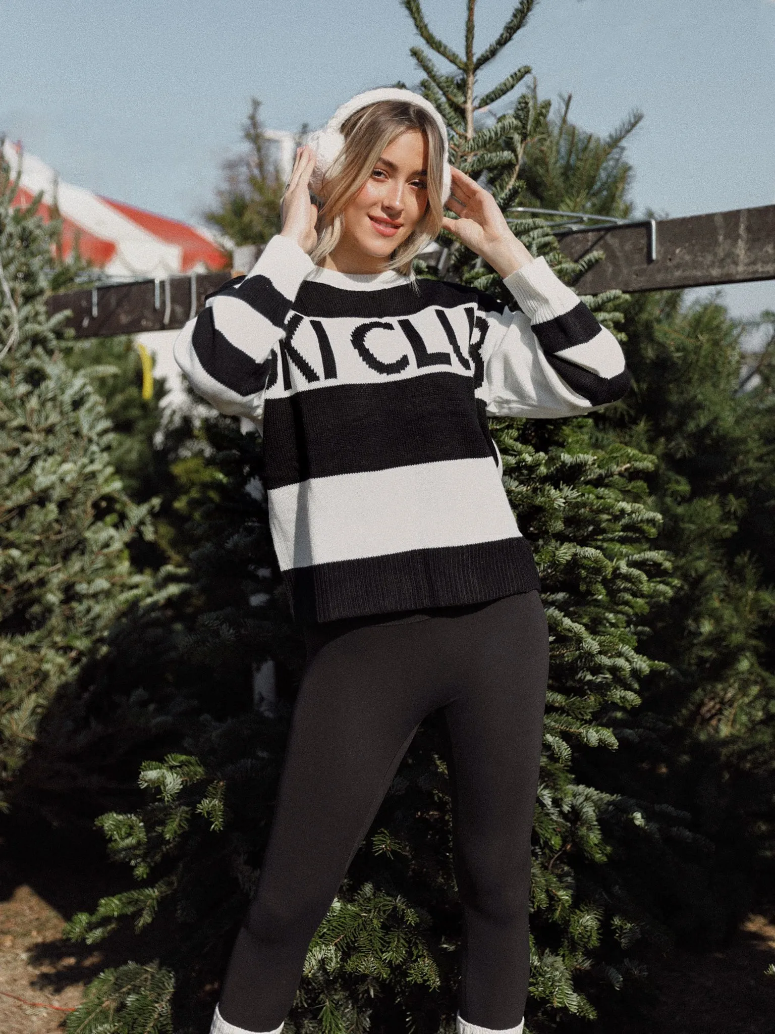 Ski Club Crew Neck Sweater - Final Sale