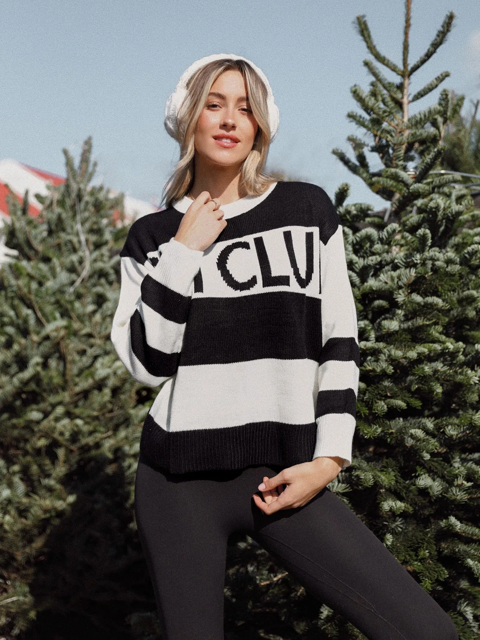 Ski Club Crew Neck Sweater - Final Sale