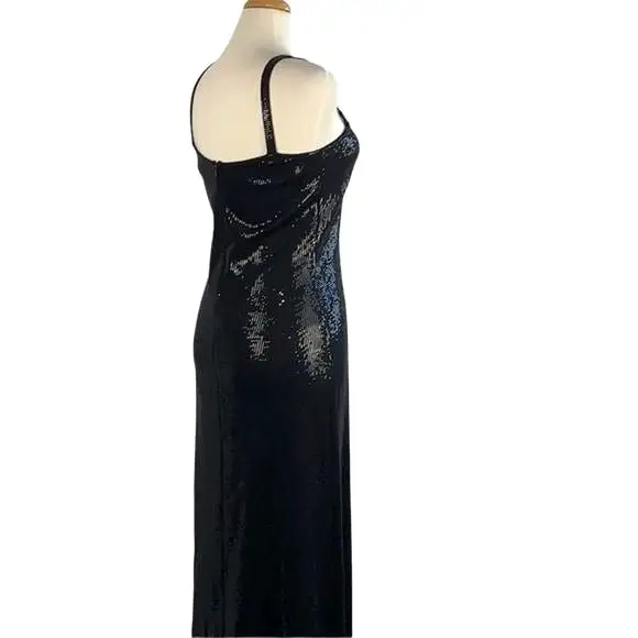 StJohnsBlack Sequin Evening Gown