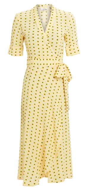 Sunflower Wrap Dress