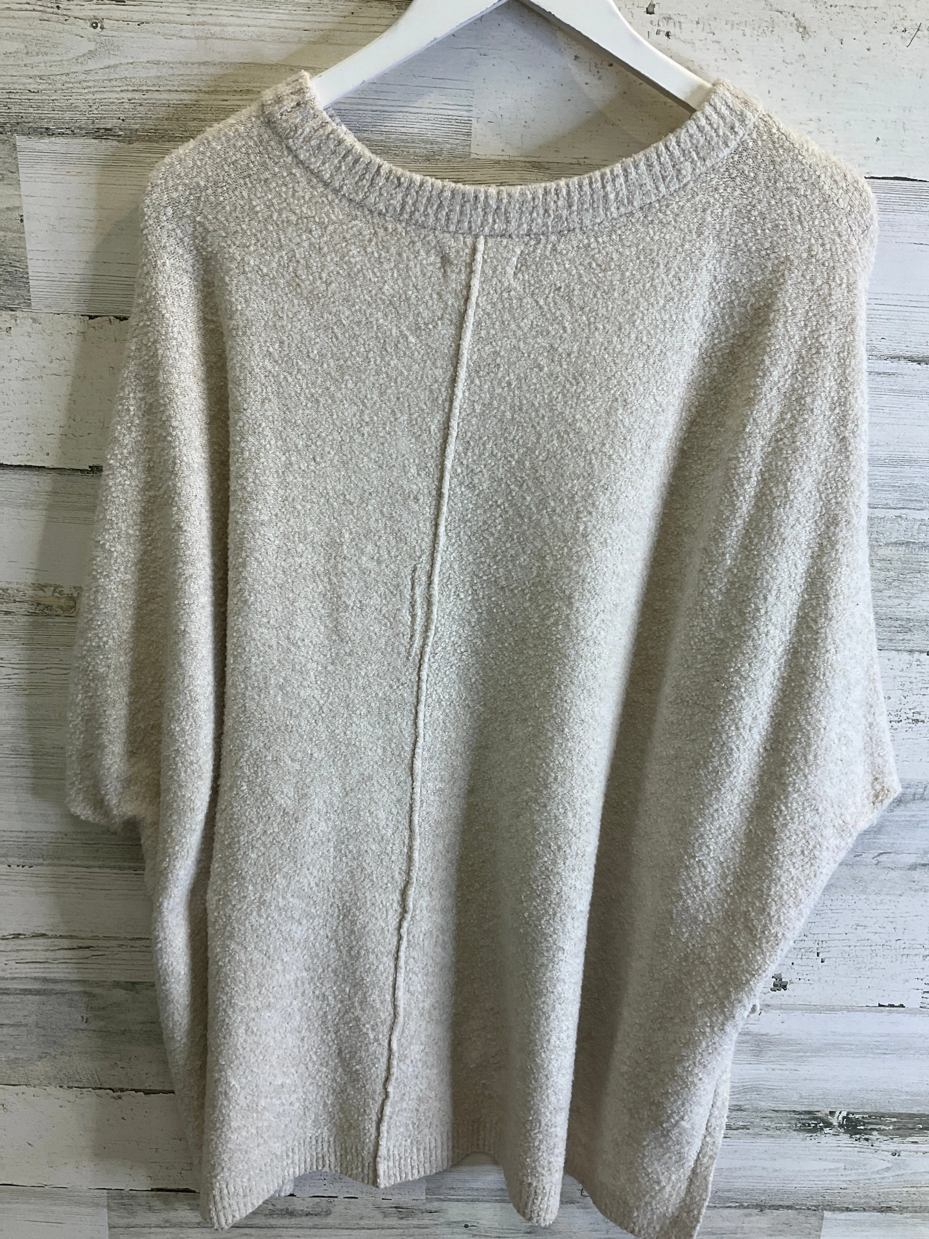 Sweater Short Sleeve By Lou And Grey In Cream, Size: M