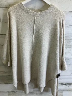 Sweater Short Sleeve By Lou And Grey In Cream, Size: M