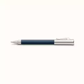 TAMITIO RIBBED MIDNIGHT BLUE ROLLERBALL PEN