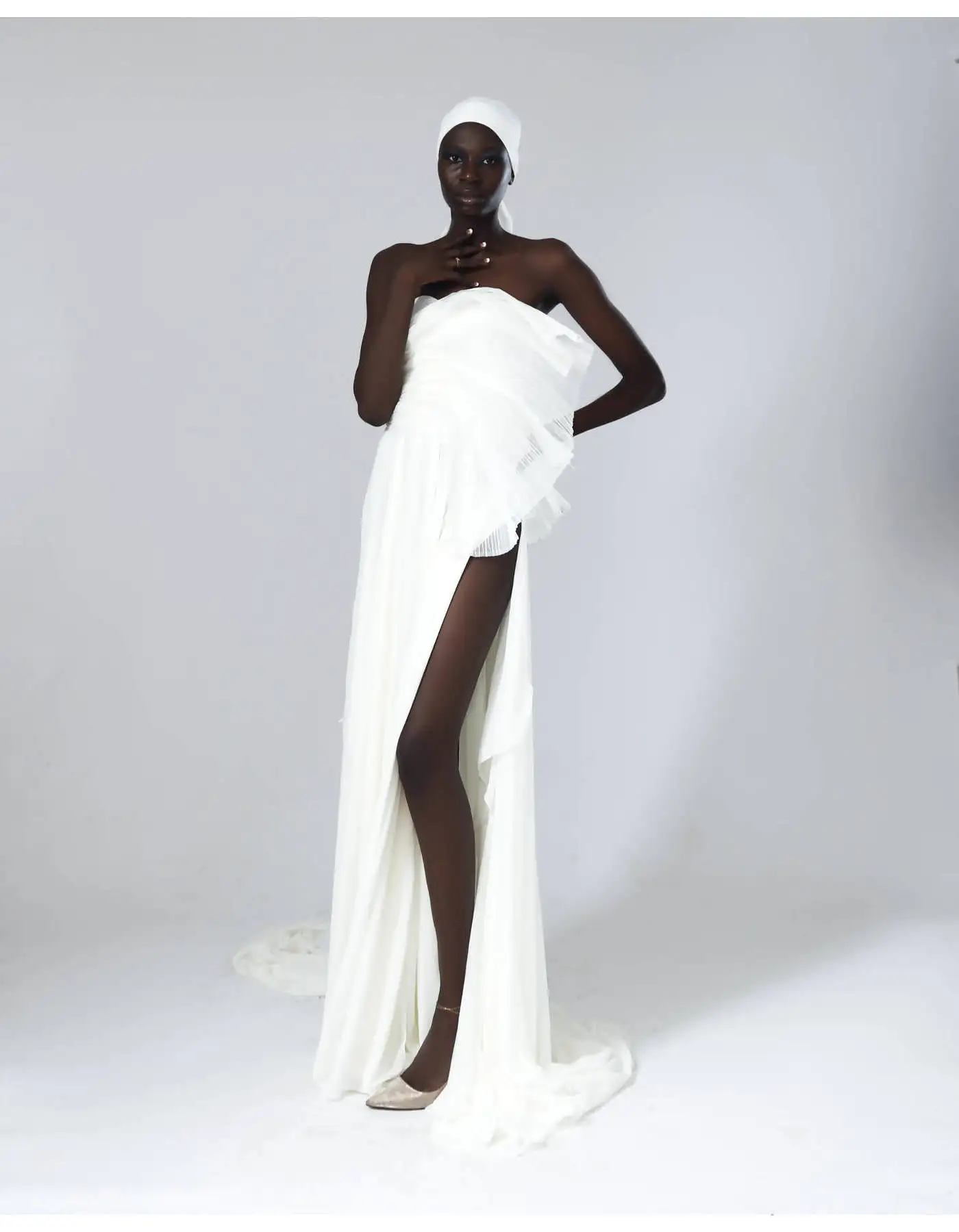 The Idu Side Slit Evening Dress